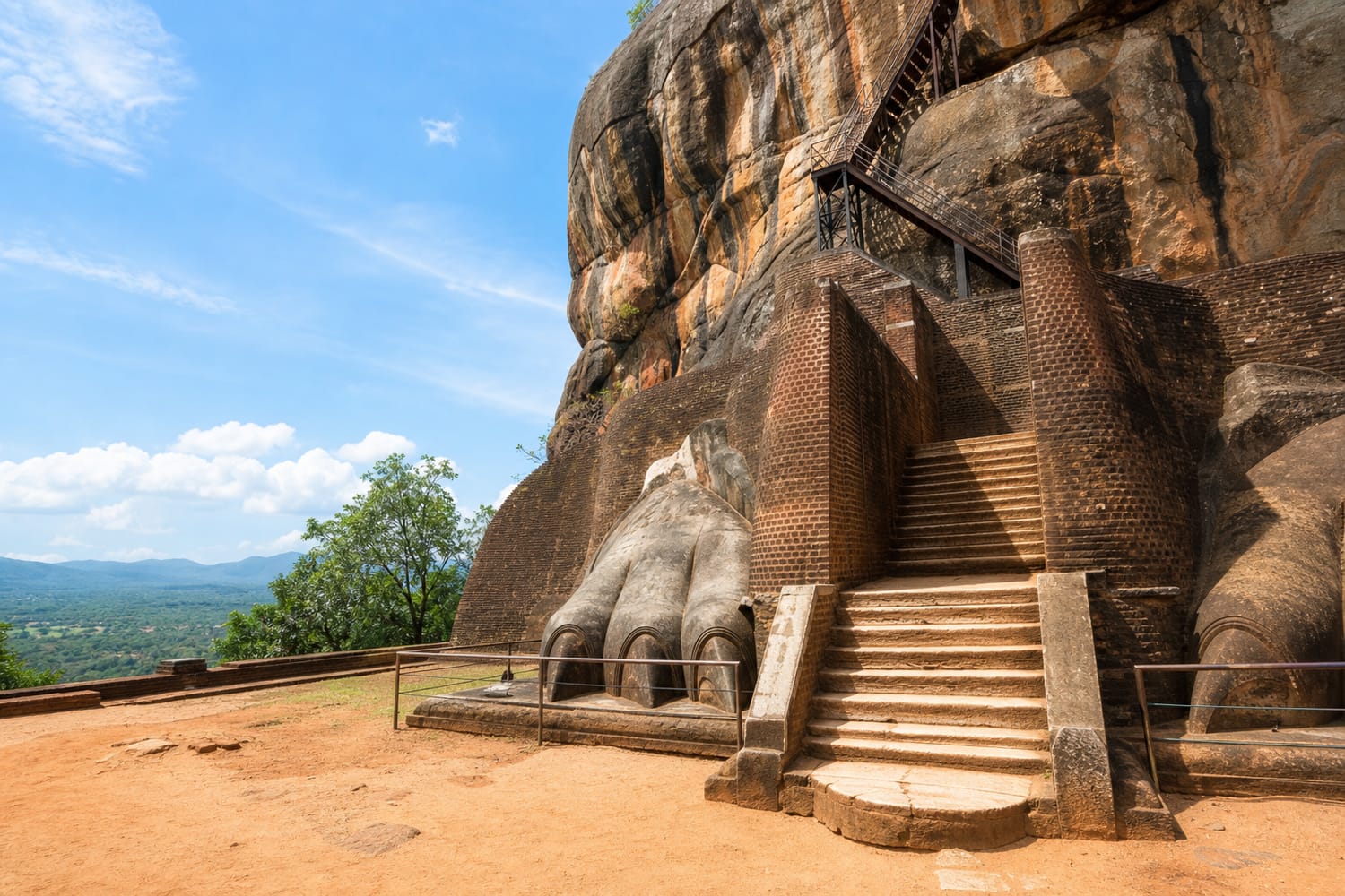 sigiriyas-stairways-sri-lanka